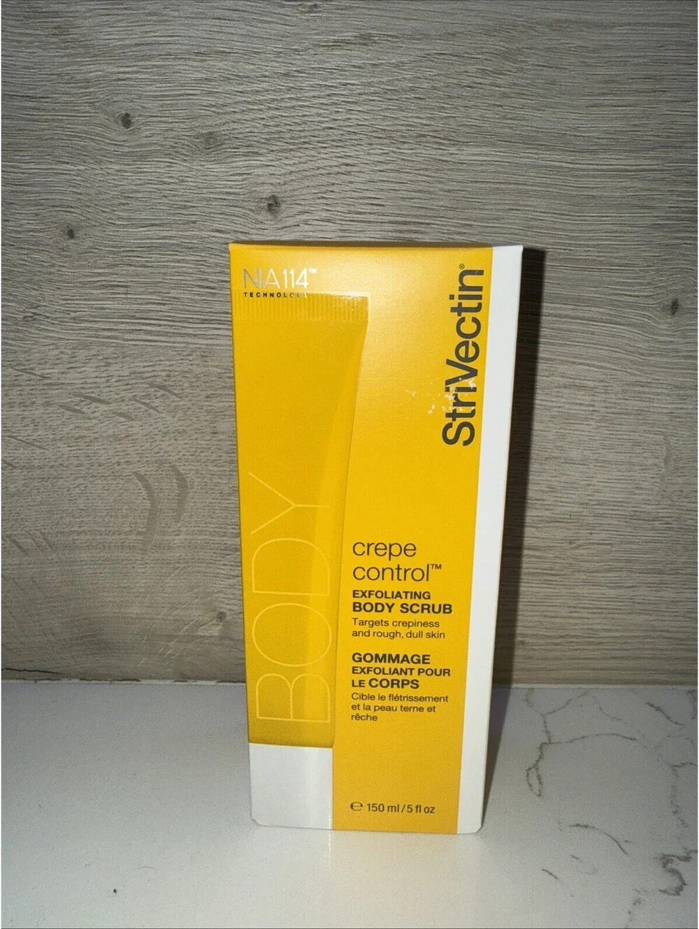 StriVectin Crepe Control Exfoliating Body Scrub 5 oz NEW IN BOX